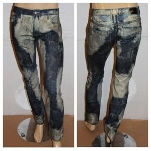 NEW ROBIN'S JEAN Marlon Slim Straight SZ 44